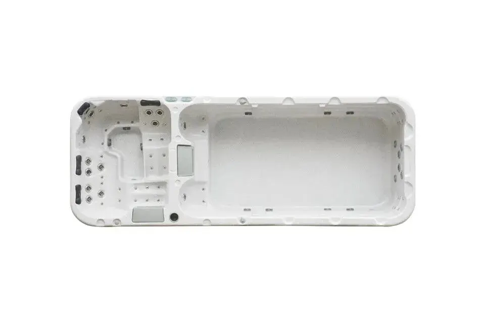Aquatic 3 Deep Swimspa | Sterling White with DARK GREY
