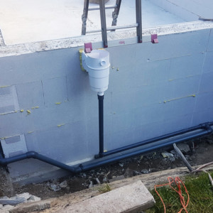 bouwkundig zwembad 5 x 10 meter leidingen en inbouwdelen